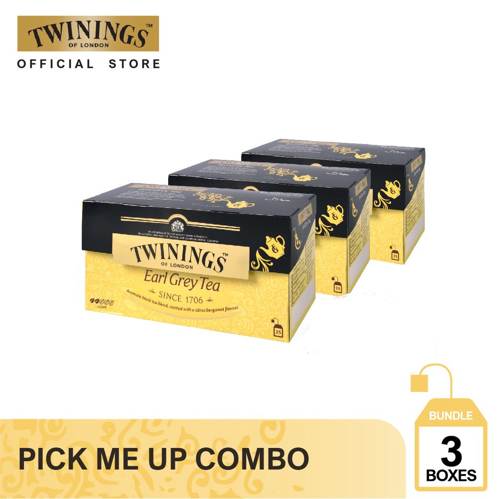 COMBO 3 hộp Trà Bá Tước - Twinings Tea - Earl Grey Chính hãng