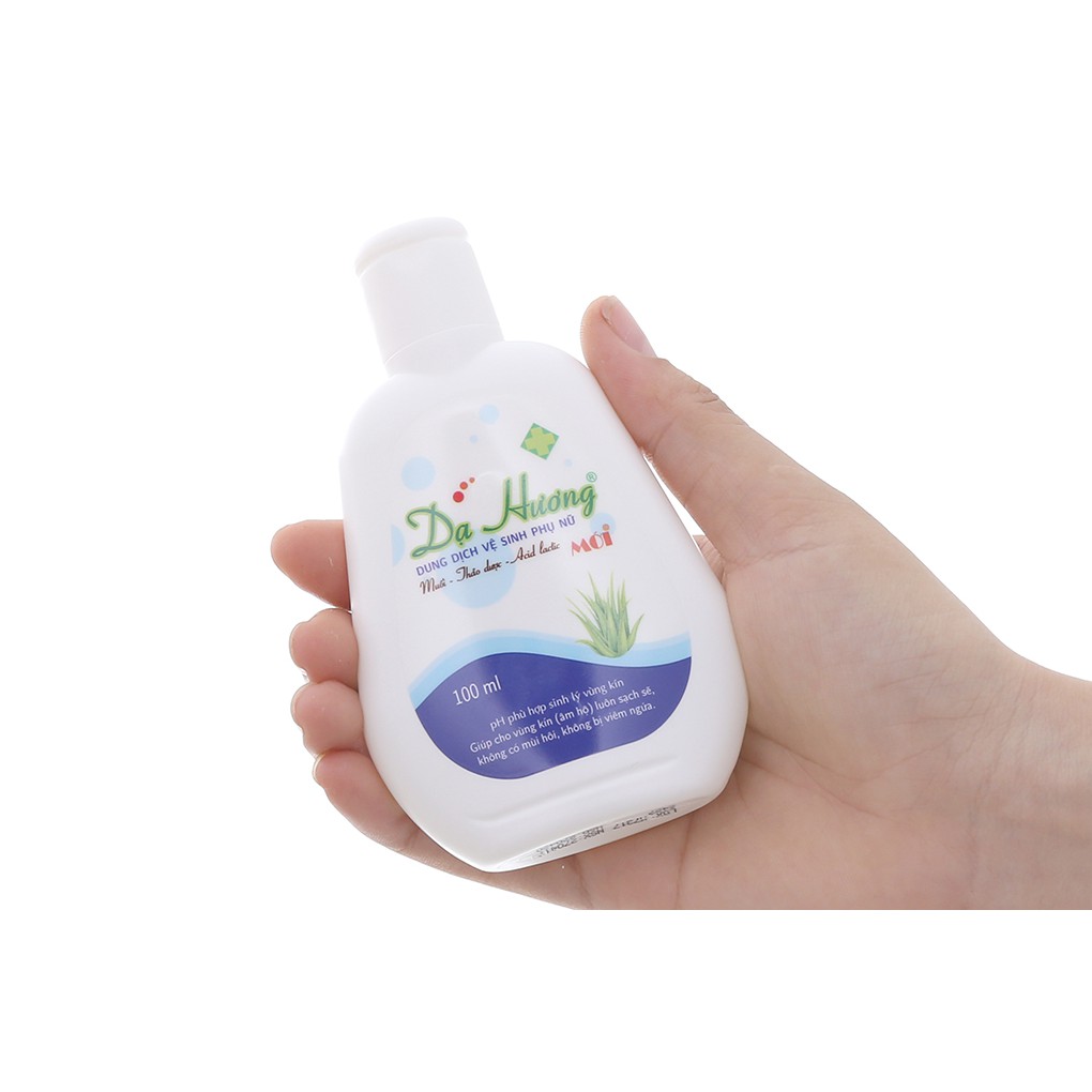Dung dịch vệ sinh phụ nữ Dạ Hương Xanh Dương (nha đam) 100ml - sạch nhẹ, khử mùi hôi, bảo vệ vùng kín - cvspharmacy