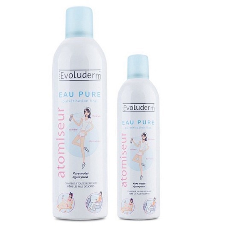 Xịt Khoáng Evoluderm Cấp Nước Và Làm Dịu Da