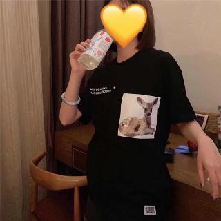 Burberry Couples Cotton T-Shirts Short Sleeve Tops Plus Size Loose Casual T Shirt Unisex