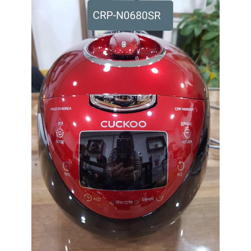 [Mã ELHAMS5 giảm 6% đơn 300K] Nồi cơm Áp suất Điện tử cuckoo CRP-N0680SR 1.08L