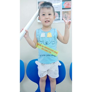 Combo 5 bộ bé trai Cotton 4c (ảnh thật)