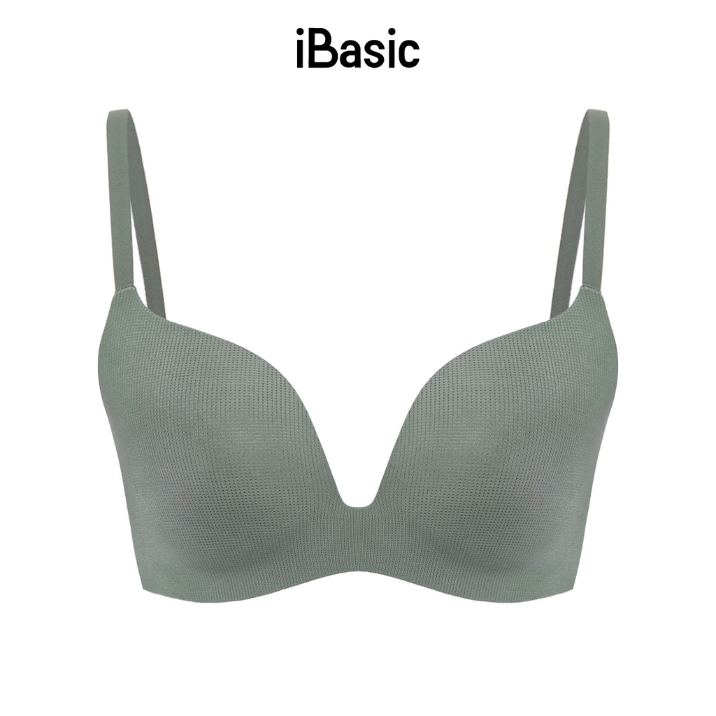 [MUA 2 GIẢM 30% - MUA 3 GIẢM 40%] Áo ngực mút mỏng không đường may cup T-Shirt iBasic BRAW134