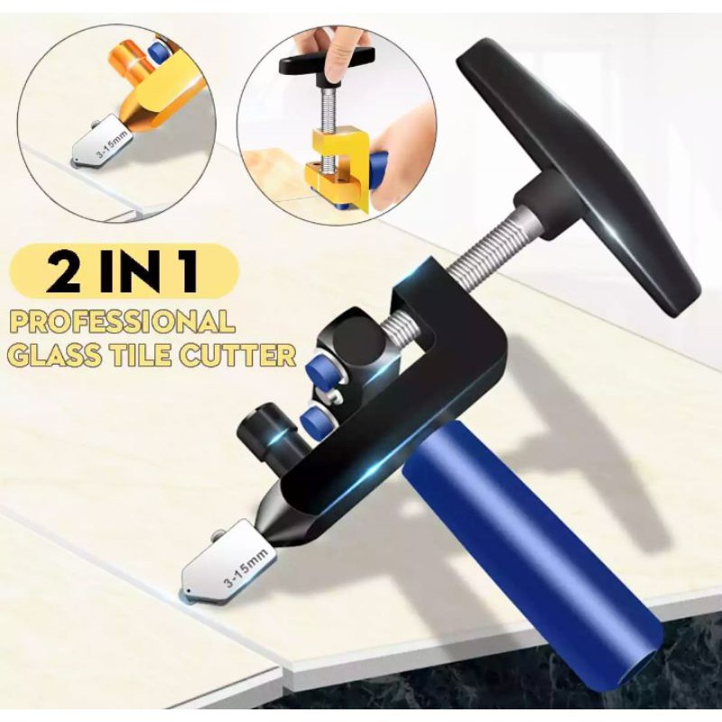 BỘ MÁY CẮT GẠCH MEN KÍNH THỦY TINH GƯƠNG ĐA NĂNG 2IN1 HÀNG CAO CẤP