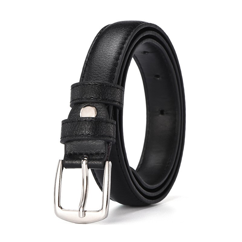 Thắt lưng nữ bản nhỏ cá tính khóa vuông phong cách Hàn Quốc loại 1 dài 105cm rộng 2.5cm Mely Fashion TL01