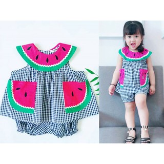 Bộ dưa hấu bé gái kute