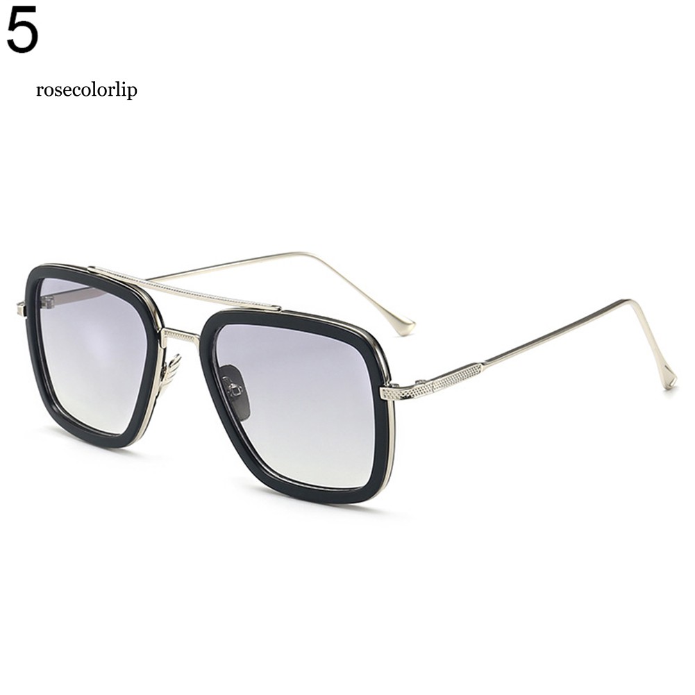 Kính mát nam gọng vuông chống tia UV kiểu dáng retro thời trang | BigBuy360 - bigbuy360.vn