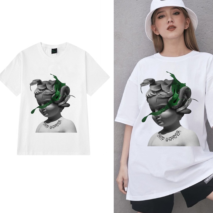 Áo thun tay lỡ G1SHOP Unisex form rộng vải 100% coton co dãn 4 chiều, phong cách Local Brand - Rắn