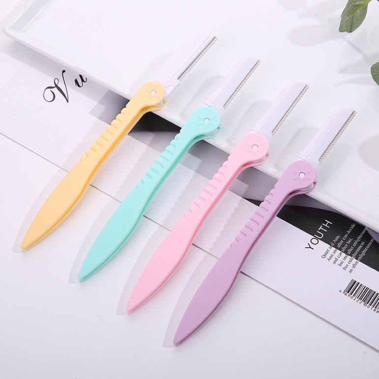 Dao tỉa lông mày có thể gập lại tiện dụng cho nữ [màu ngẫu nhiên] GALA HOME
