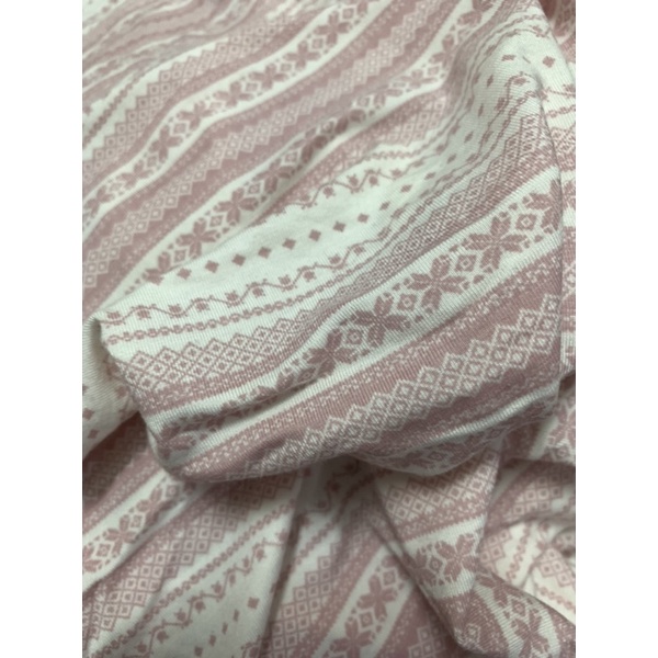 Thun cottonco giãn 4 chiều sọc hồng