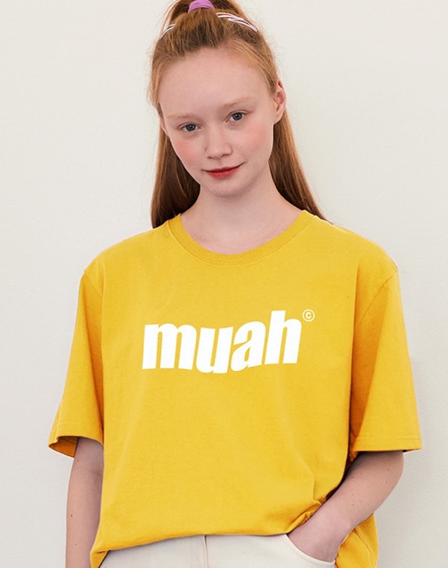 Áo thun MUAH 무아무아 font chữ to