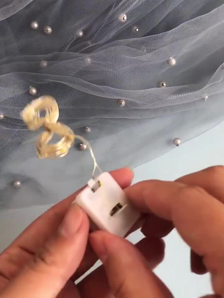 Đèn led trang trí phòng mô phỏng đom đóm kèm sẵn pin 1m/2m | BigBuy360 - bigbuy360.vn