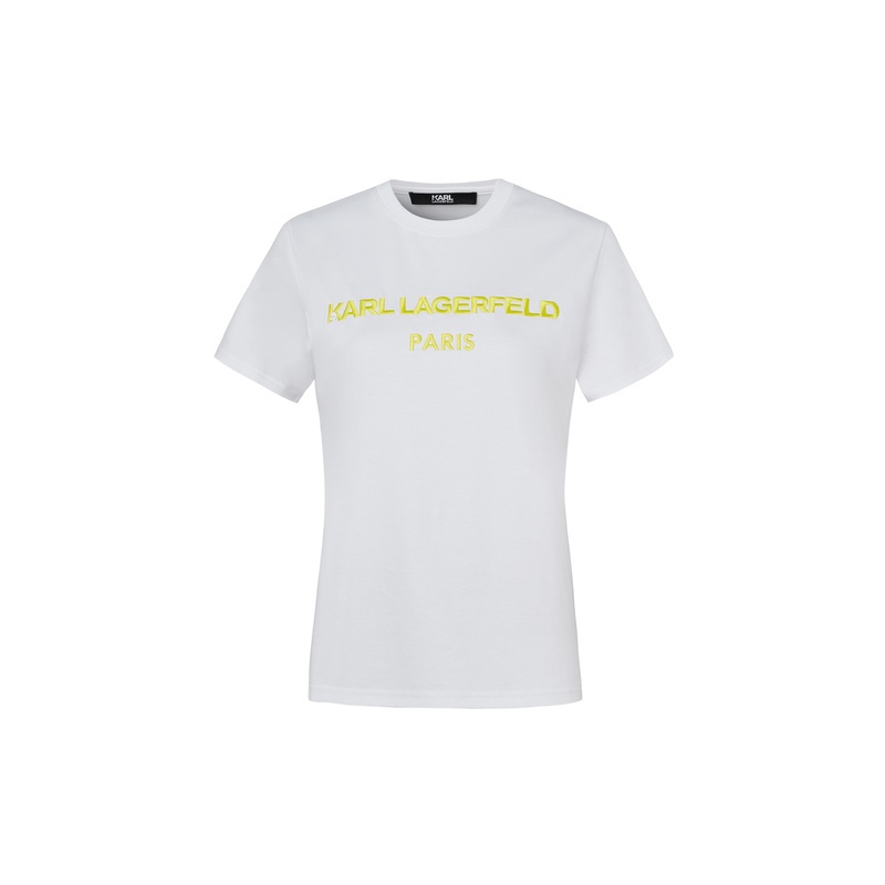 Áo Thun cotton Tay Ngắn In logo karl lagerfeld Thời Trang Cho Nam Và Nữ