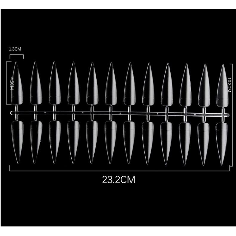 Móng nhọn mẫu học nail ( bịch 10 miếng)