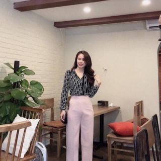 Quần Ống Suông Khóa Sườn (SP001022 )