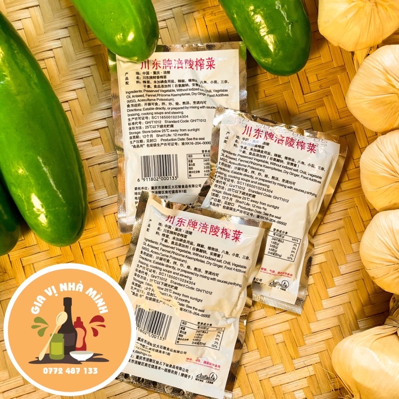 CẢI TỨ XUYÊN DẠNG GÓI  70GR