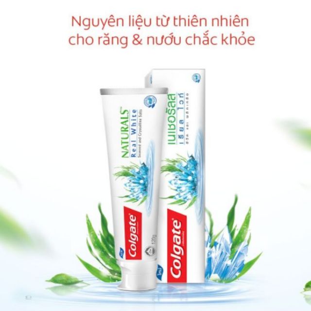 Kem đánh răng Colgate thiên nhiên làm trắng tinh khôi từ Tảo biển và muối tinh khiết 180g