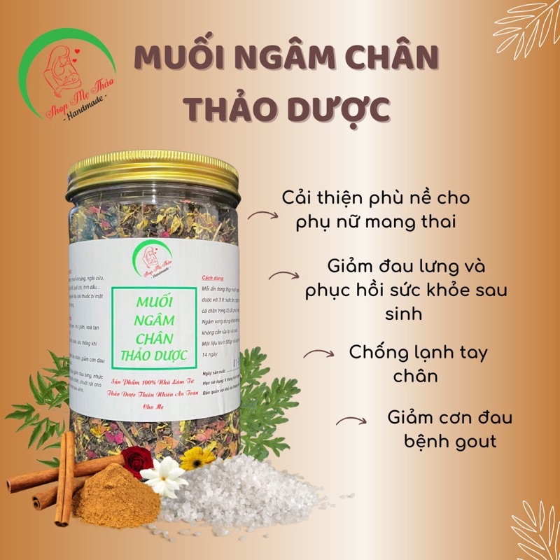 muối ngâm chân thảo dược thư giãn