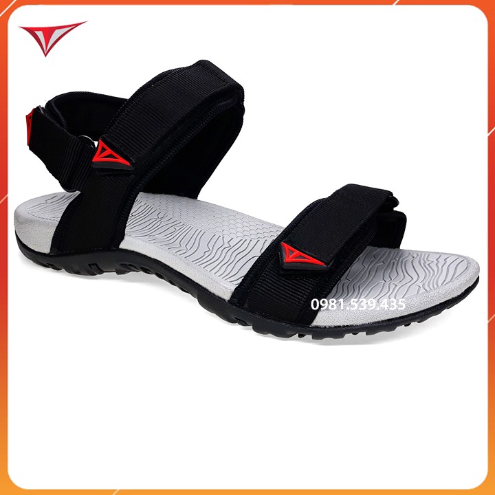 Giày sandal trẻ em người lớn đủ size phù hợp nam nữ , Tặng kèm túi rút ,  VT01 , sandal quai ngang đen