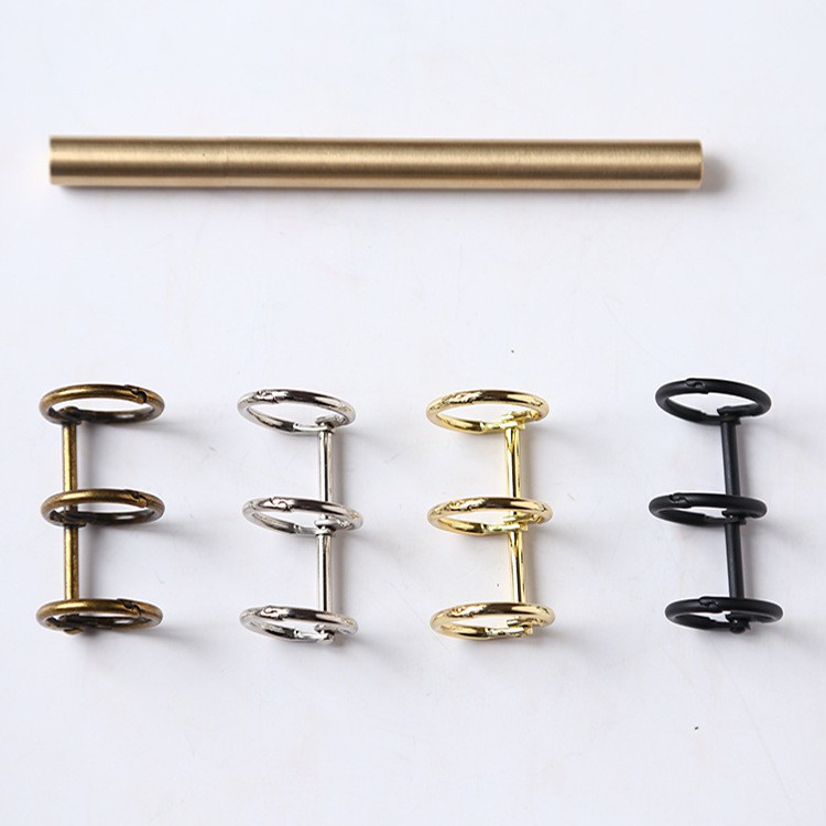 Còng Sắt Đóng Gáy Sổ Còng binder còng sắt đường kính 20mm phụ kiện Làm Sổ Bullet Journal Planner Take Note Basic CREAMY