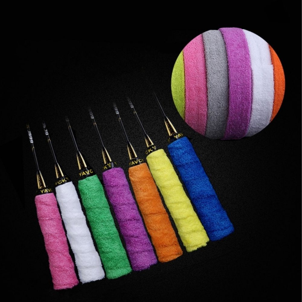 Băng Cotton Quấn Cán Vợt Cầu Lông / Tennis / Xe Đạp Chống Trượt Thấm Hút Mồ Hôi Thoải Mái