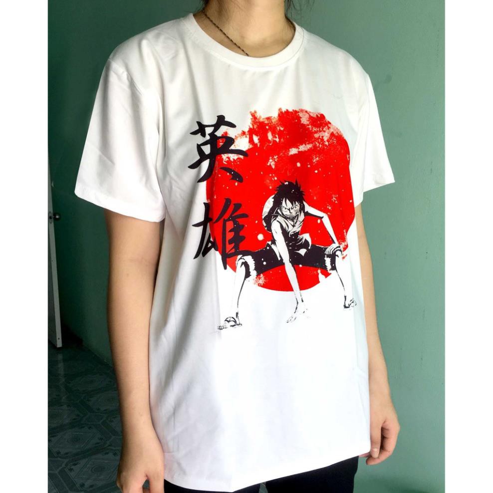 Áo Thun One Piece - Luffy Japan Flag