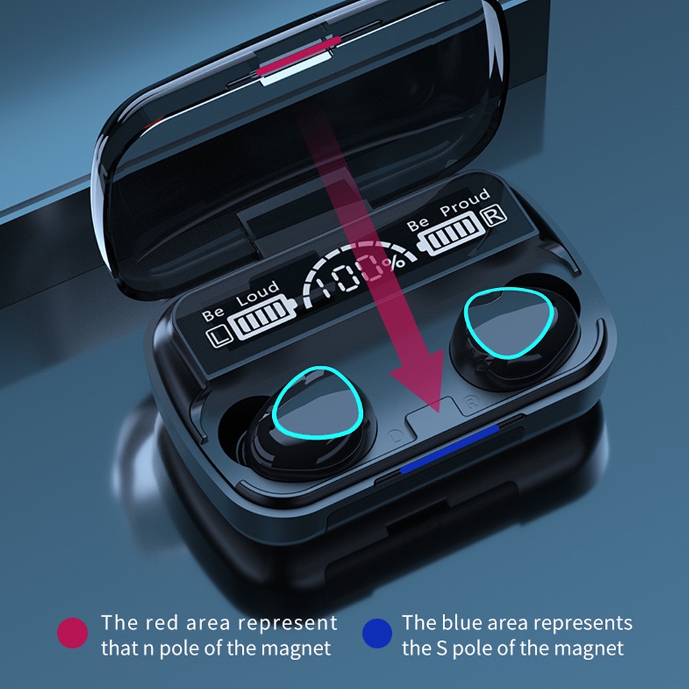 Tai Nghe Bluetooth M10 Nút Cảm Ứng Tự Động Kết Nối Chống Nước Chống Ồn Esports
