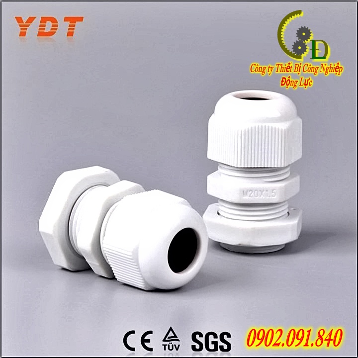 Ốc siết (xiết) cáp nhựa, khoá ( kẹp ) giữ dây điện chống thấm nước hộp, tủ  kỹ thuật điện