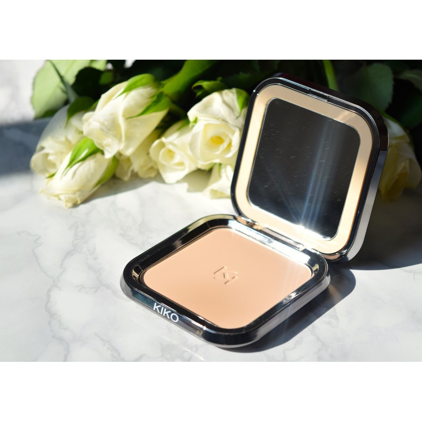 (Chuẩn Pháp) PHẤN PHỦ KIKO MATTE FUSION PRESSED POWDER 01 Beige Rose