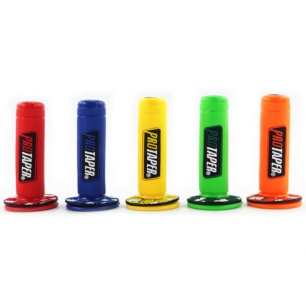 Vỏ bọc tay lái xe máy bằng cao su gel 7/8&quot; nhiều màu chống trượt