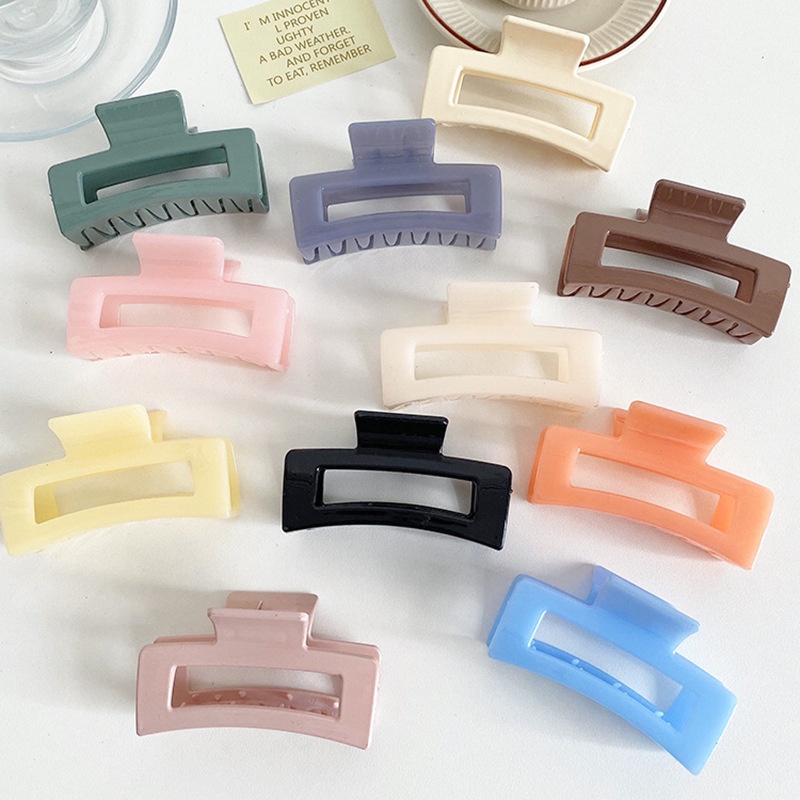 Kẹp Tóc Trong Suốt Nhiều Màu Phong Cách Hàn Quốc