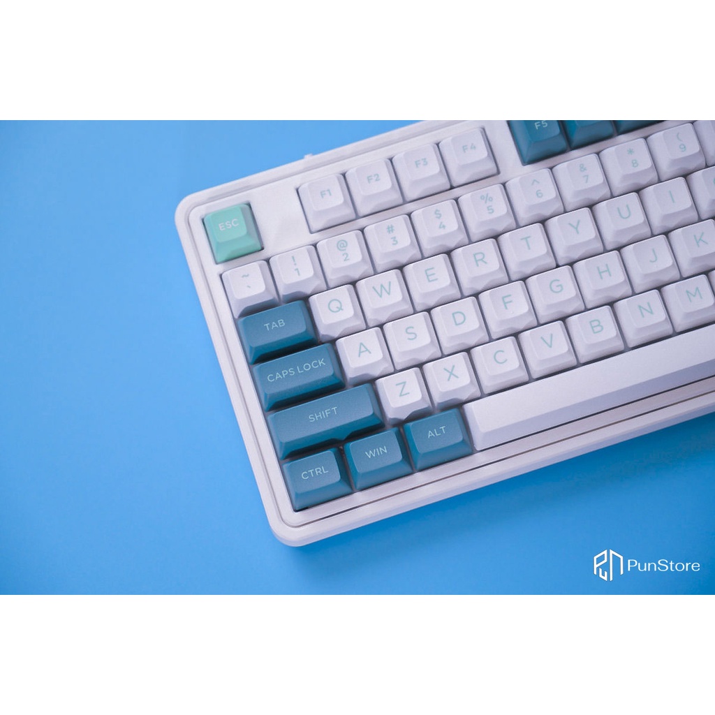 Bàn phím cơ FL-Esports CMK87 Metal Heart - Polar Night - Ice Mint - 3 Mode