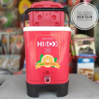 THÙNG ĐÁ HIBOX 16 & 20 LÍT CÓ VÒI