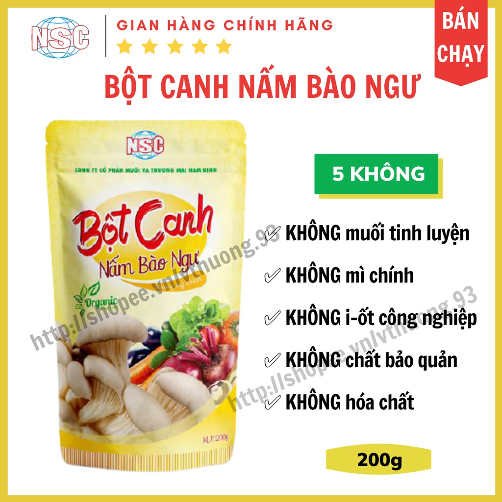Bột canh Royal Nấm bào ngư 200g - Không mì chính, không chất bảo quản