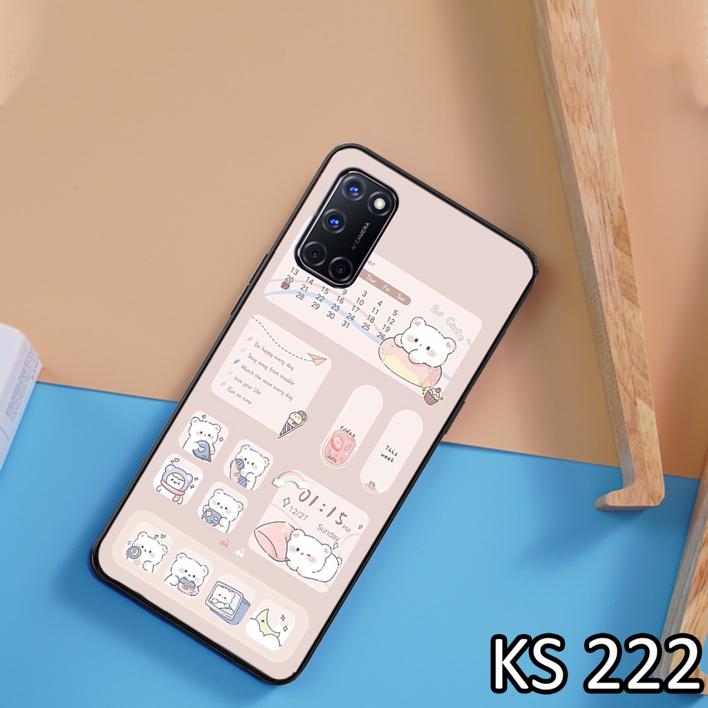 Ốp lưng Oppo A54 (4G/5G) - Oppo A55 (4G/5G) - Oppo A74 (4G/5G) - Oppo A76 - Ốp Oppo in họa tiết gấu Bear