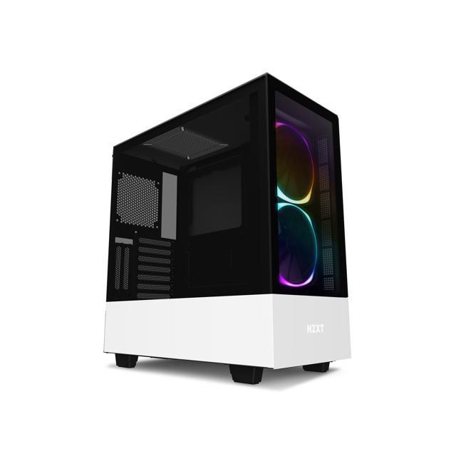 Vỏ Case NZXT H510 Elite (Mid Tower/Màu Trắng/Đen/Fan Led RGB/usb typeC)