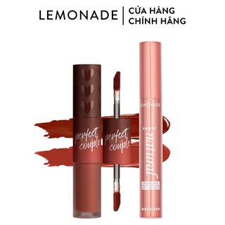 Combo Lemonade Son Perfect Couple Lip Fashionistar 8g và Chuốt mi SuperNatural Mascara 7.5g