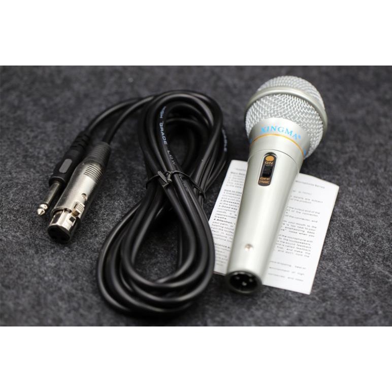 Micro Chống Hú XINGMA AK-319 Có Dây, Mic Hát Karaoke Chất Lượng Cao Chống Hú, Chống Rè - Bảo Hành Uy Tín Chuyên Nghiệp