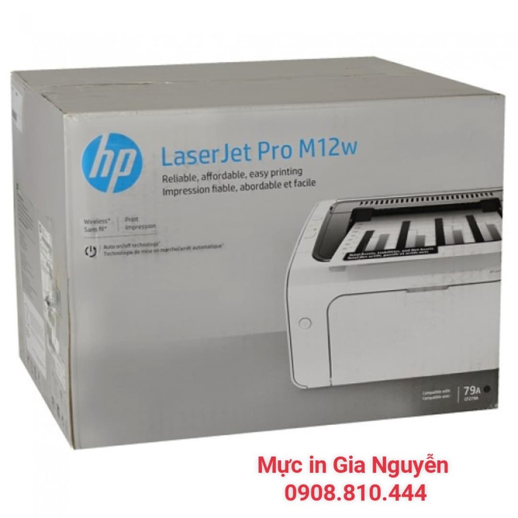 Máy in HP M12w NEW 100% in laser wifi điện thoại | BigBuy360 - bigbuy360.vn