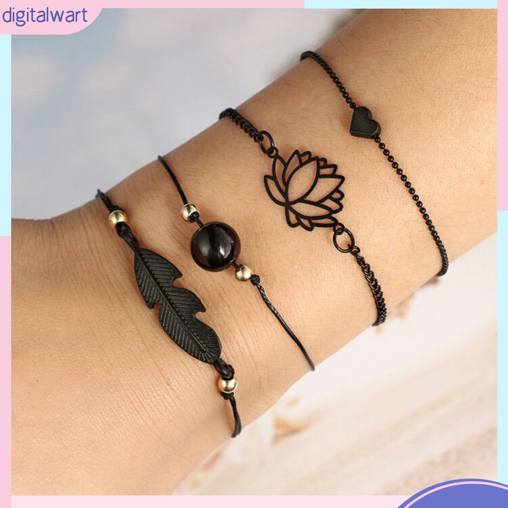Set 4 Vòng Tay Nữ Thời Trang