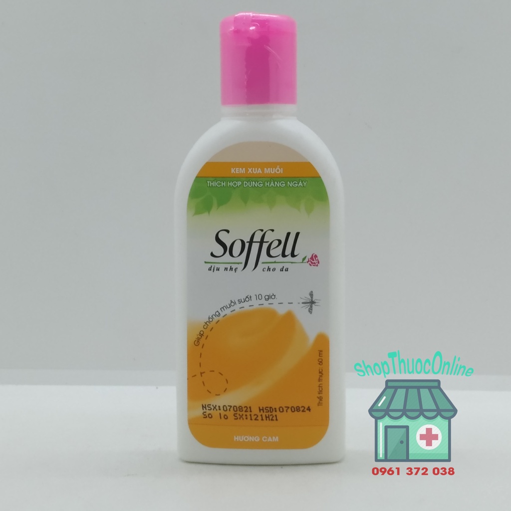 Kem bôi chống muỗi Soffell chai 60ml - Chống muỗi hiệu quả