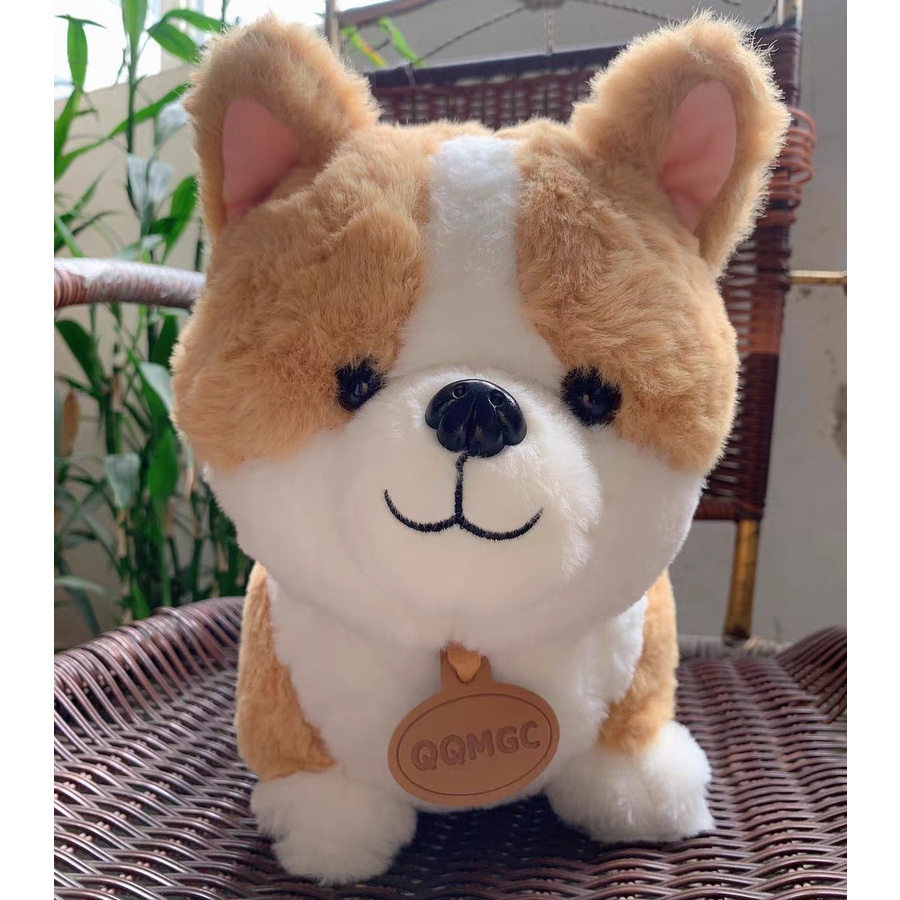 Thú Nhồi Bông Hình Cún corgi Dễ Thương