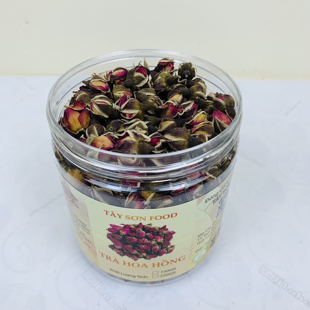 HŨ 250GR Trà Nụ Hoa Hồng Sấy Khô Thơm Thượng Hạng - Tây Sơn Food