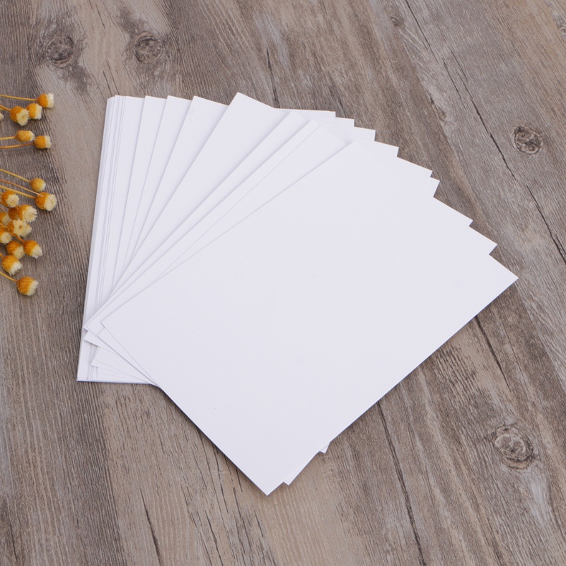 Set 100 Tờ Giấy A6 Chống Thấm Nước Nhanh Khô Độ Bóng Cao Tiện Dụng