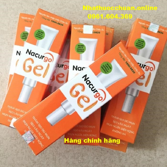 NACURGO GEL: Đánh bay thâm sẹo mụn – Chặn đứng viêm nang lông