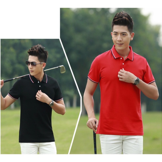 Áo thun nam nữ Polo cao cấp tay ngắn,cổ bẻ chất cotton sợi thoáng mát dễ chịu khi mặc,sẵn nhiều màu T881