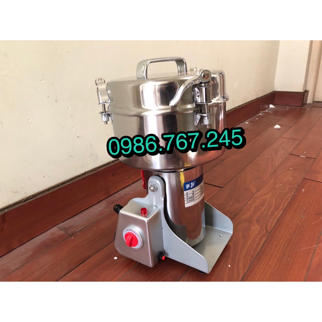 Máy xay thuốc bắc tam thất nấm linh chi 2500g công suất lớn xay siêu mịn