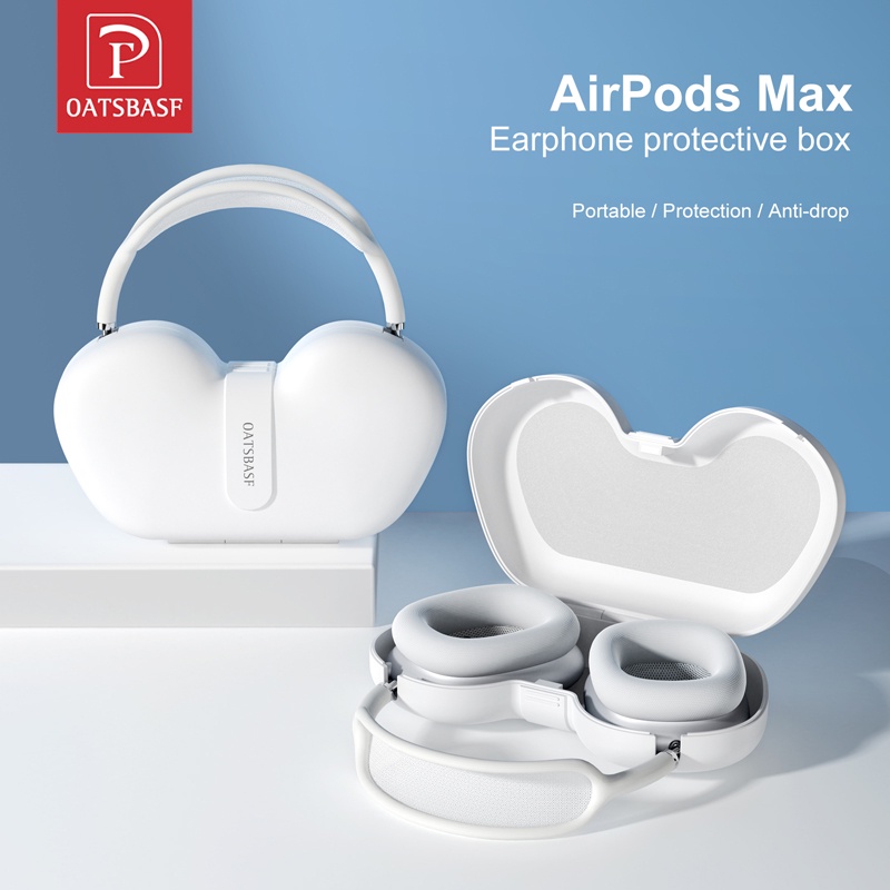 Vỏ bảo vệ hộp sạc tai nghe OATSBASF chống trầy xước chống sốc thích hợp cho AirPods Max