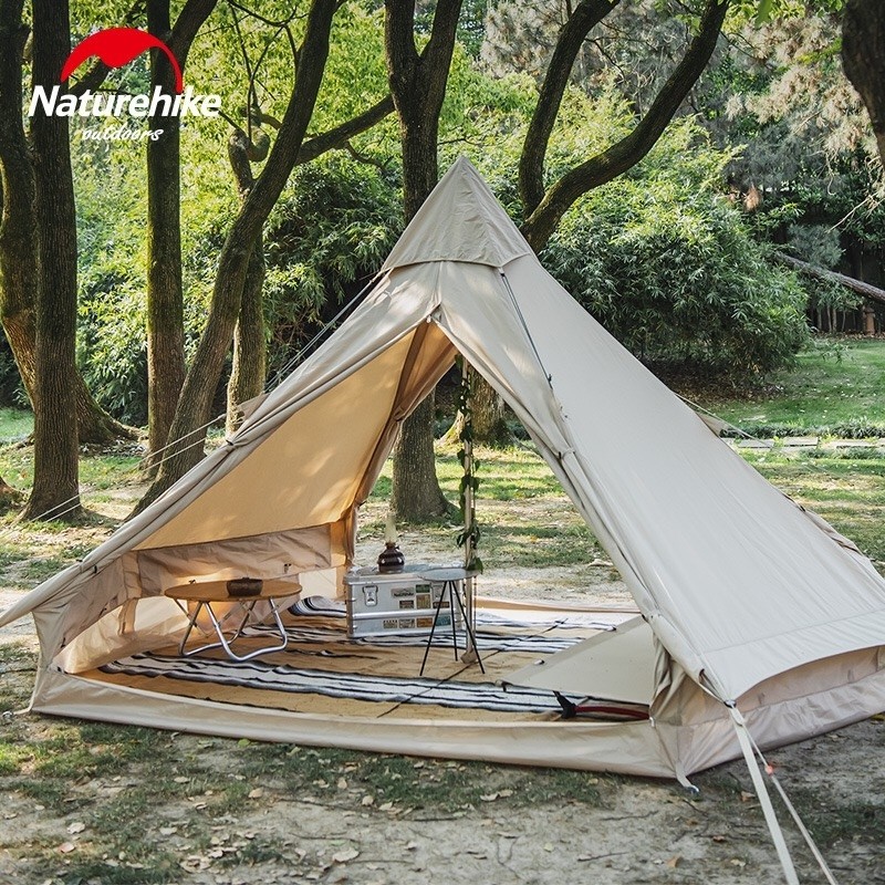 [CHÍNH HÃNG] Lều Dã Ngoại Cắm Trại Glamping NatureHike Brighten 6.4 Chống Nắng NH20ZP004