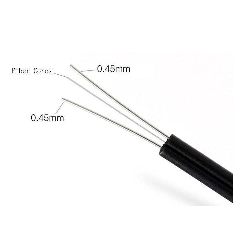70m cáp quang 1fo bọc chặt có dây gia cường chịu lực ngoài trời